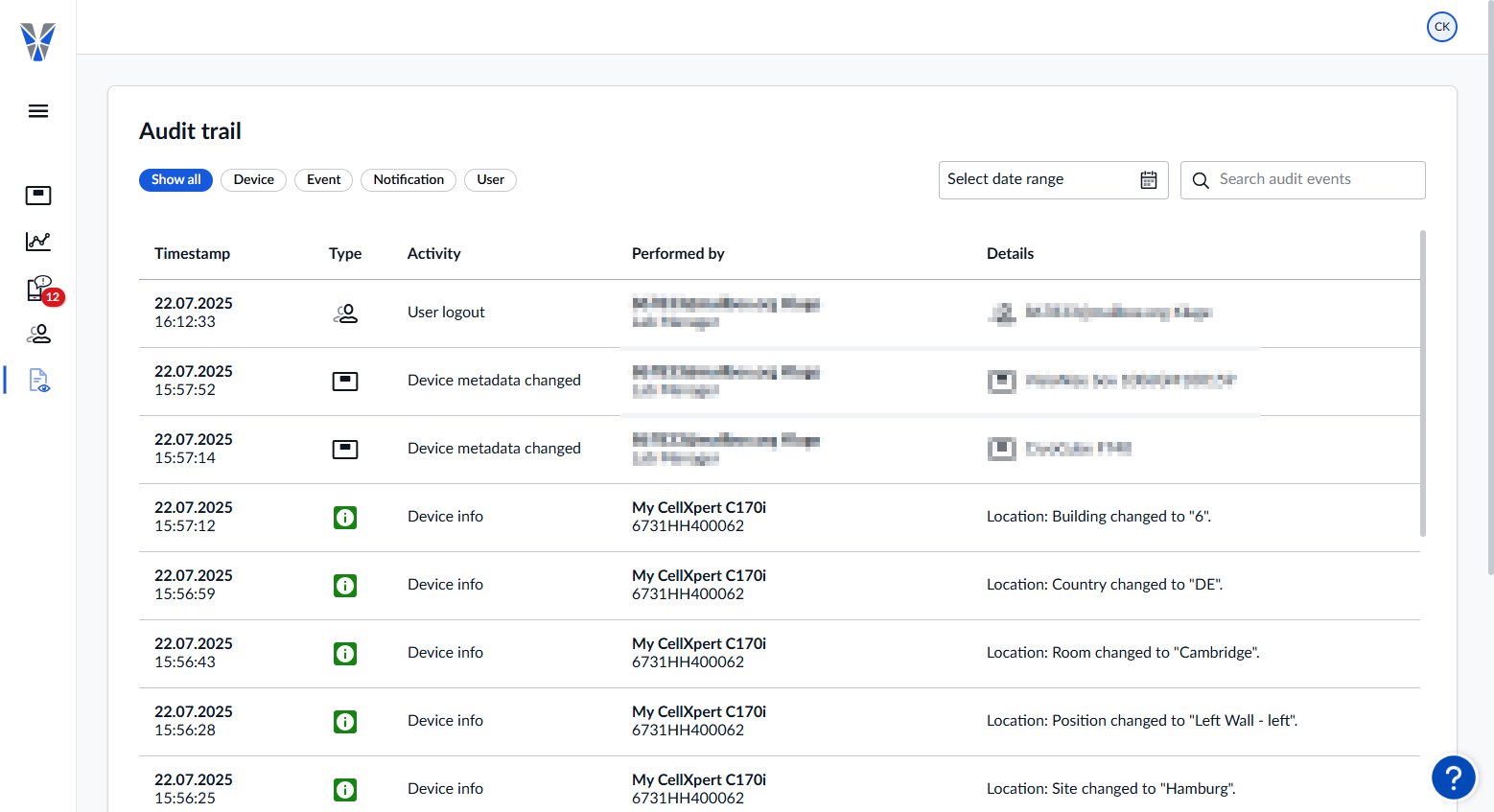 Audit trail improvements preview
