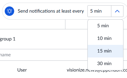 Adjustable Notification Cadence preview