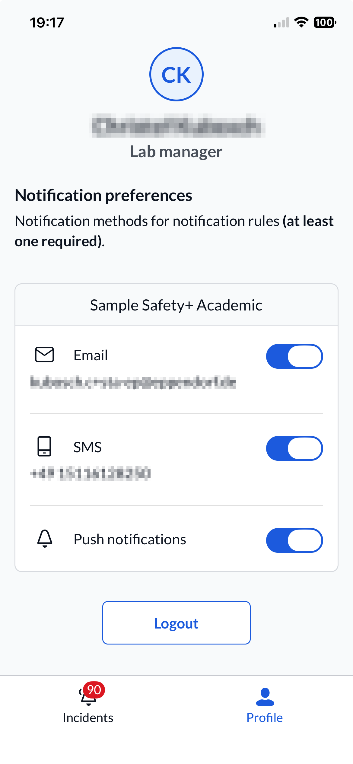 Improved preferences dialog showing subscription tier and notification options